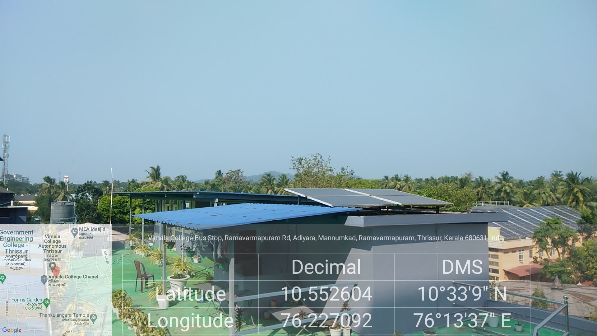 Solar Panel with Wheeling to Grid Facility